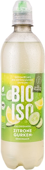BIO ISO Zitrone-Gurke isotonisches Bio-Getränk - 600ml