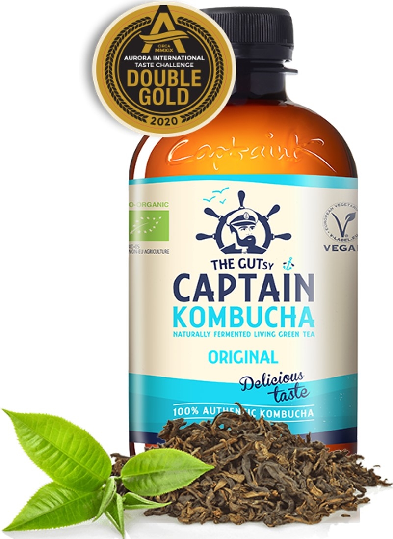 Captain Bio Kombucha Original (3 Stück) - 400ml