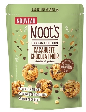 NOOT'S - Dark Choc & Peanut Cereal Nut & Balls - 40 g (3 Stk.)