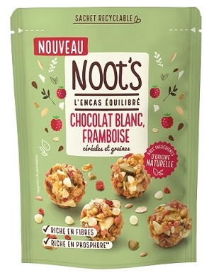NOOT'S -  White ChocRaspberry Cereal Nut & Balls - 40 g (3 Stk.)