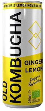 OLD KOMBUCHA BIO Ginger-Lemon 330ml (3 Stück)
