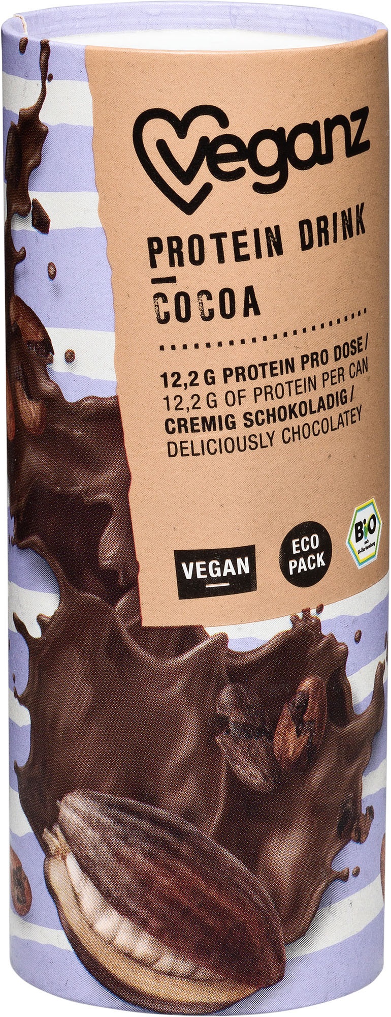 Veganz Bio Protein Drink Cacao (3 Stück) - 235ml