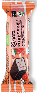Veganz Bio Chocolate Bar Erdbeere (3 Stück) - 35g