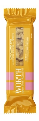 WORTH Macadamia Honey-Salt - Riegel à 40g (3 Stück)